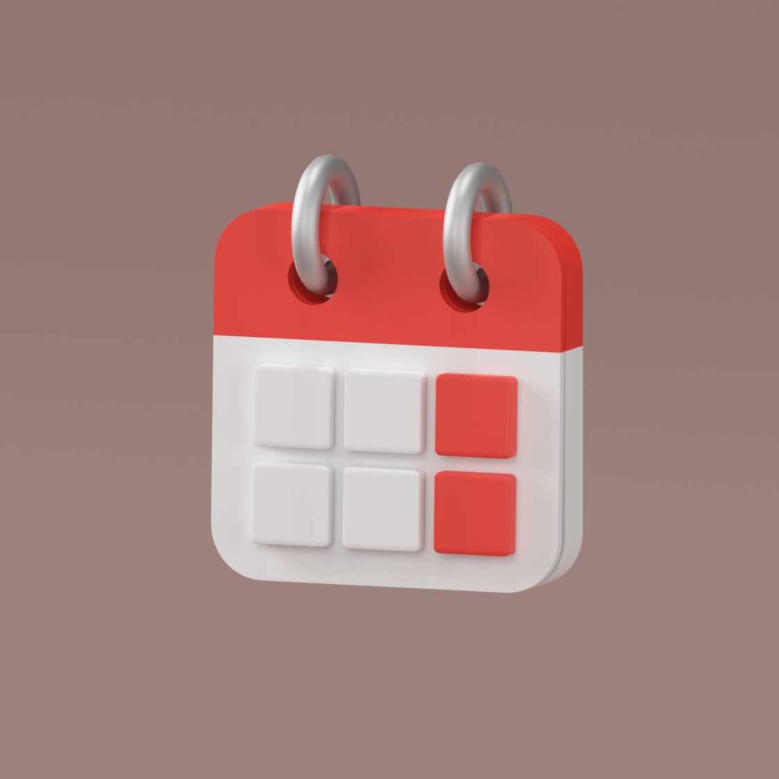 Calendar — 3D illustration