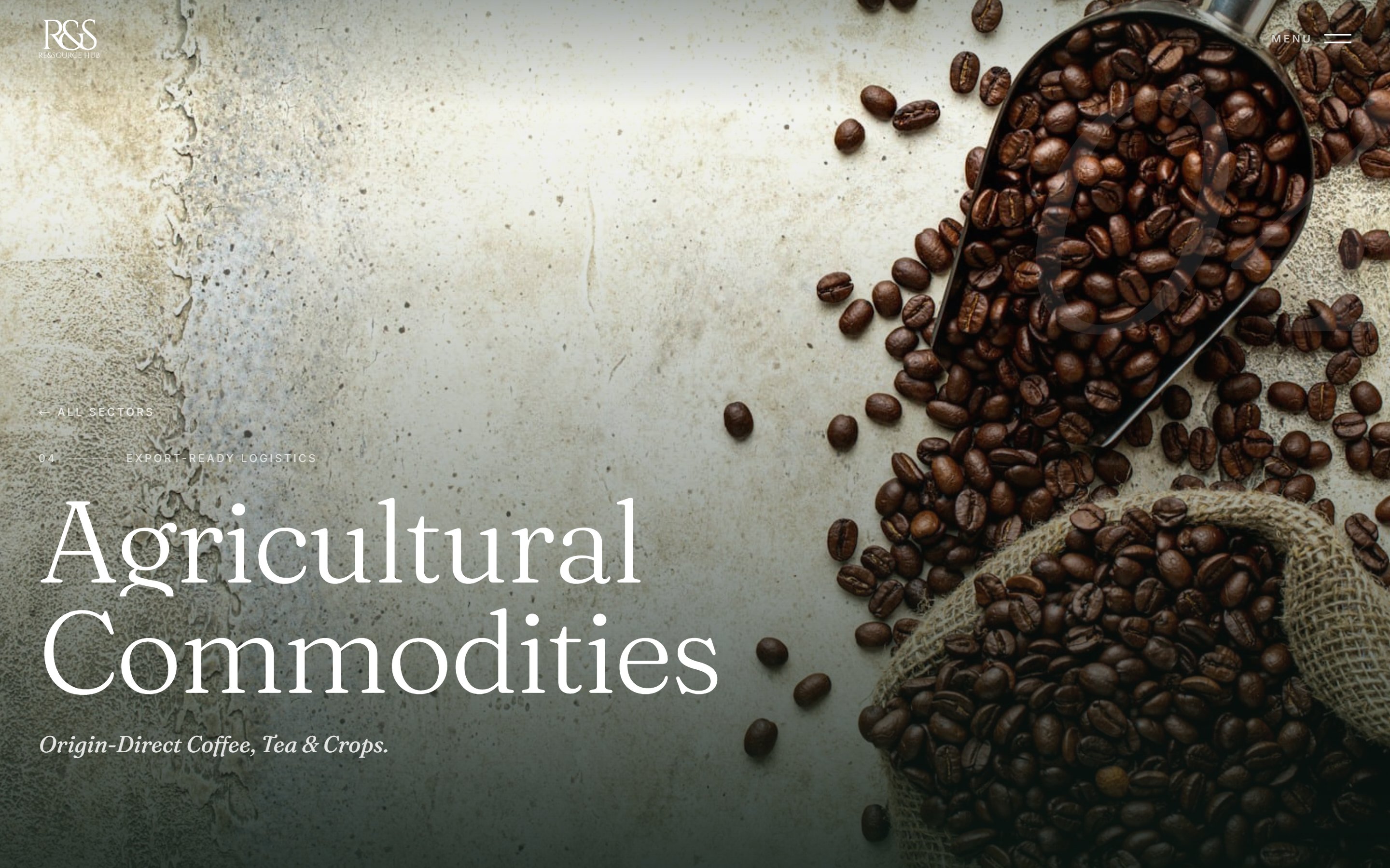 Agricultural Commodities sector page hero